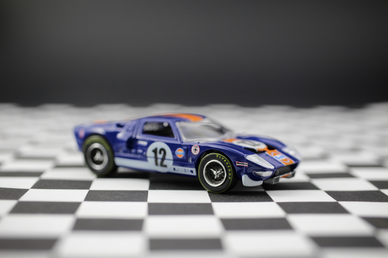 Illustration for article titled AutoWorld's 1:64 Ford GT40 in the better Gulf Livery